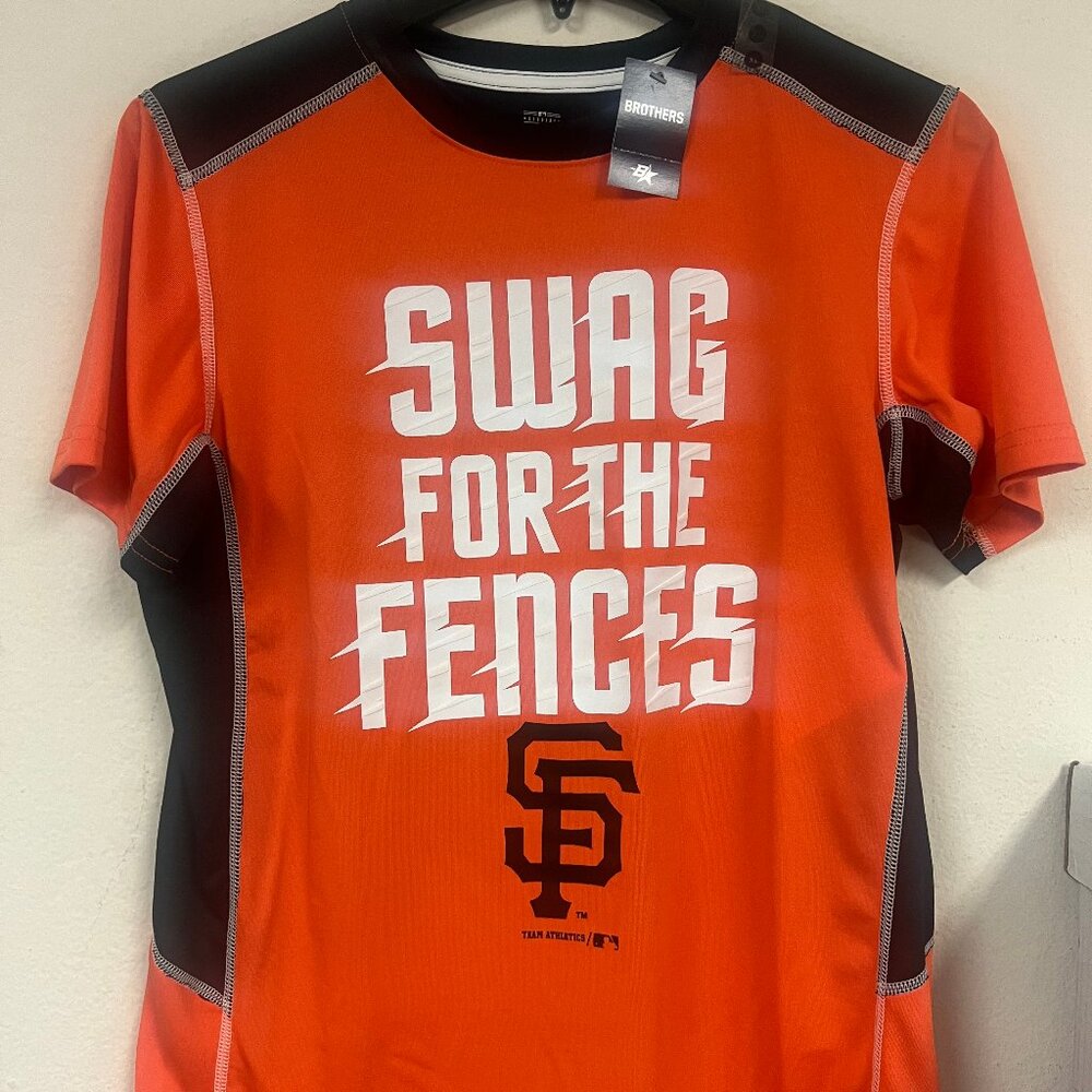 San Francisco GIANTS Youth Boy's Cool Base T-Shirt, Size XL for 14 yrs old - NEW